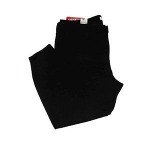 New Levis Mid Rise Skinny Jeans Black Denim Stretch 22